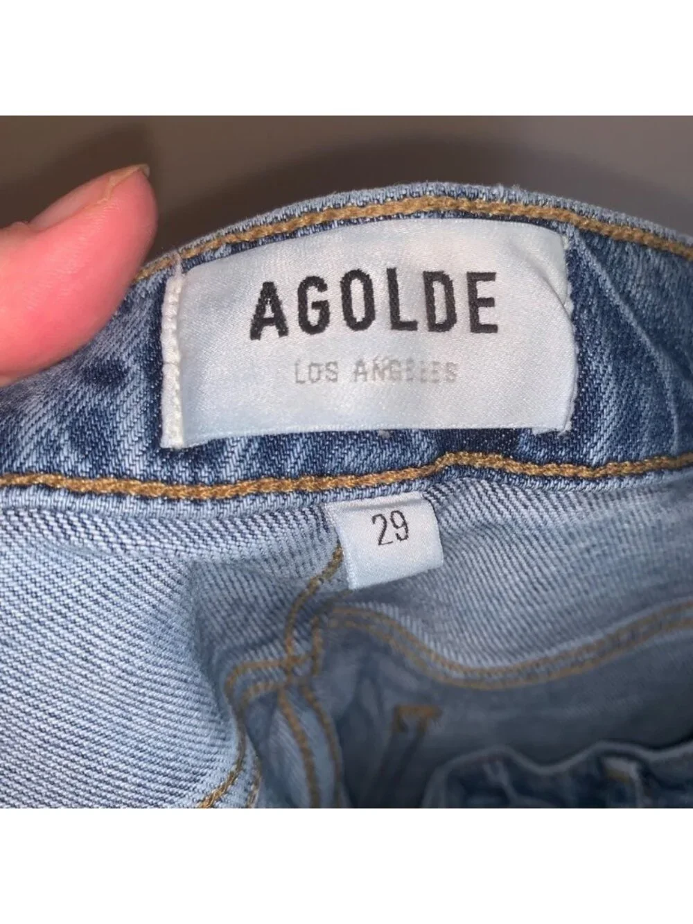 Agolde Toni Blue Skinny Jeans 29
